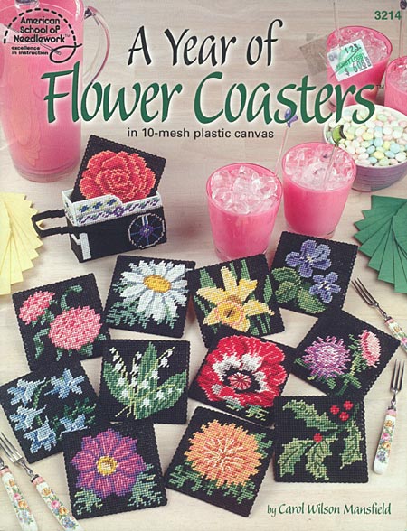 A Year of Flower Coasters