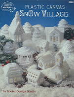 PLASTIC CANVAS SNOW VILLAGE