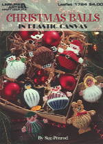 Christmas Balls in Plastic Canvas
