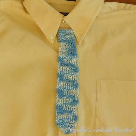 Tie Bookmark (Blue)
