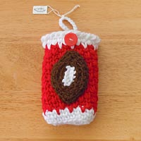Red Camera Case with Football