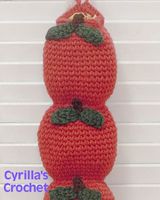 Red Apple Plastic Bag Holder