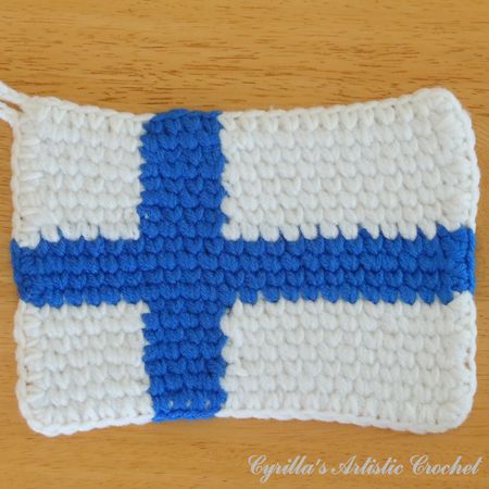 Finland Flag Potholder