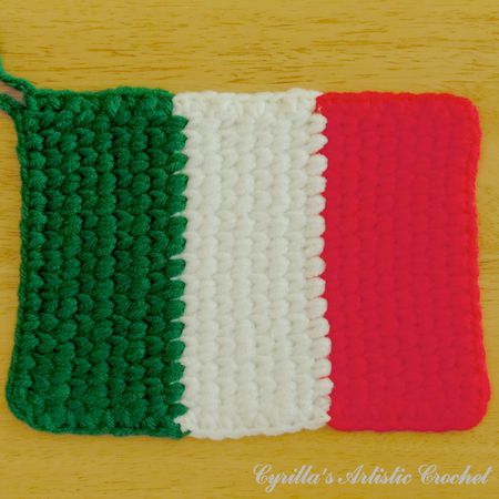 Italy Flag Potholder