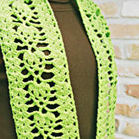 August Birthstone Color Scarf - Peridot