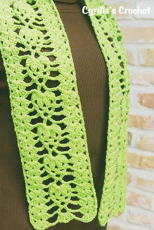 August Birthstone Color Scarf - Peridot