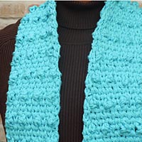 December Birthstone Color Scarf - Turquoise