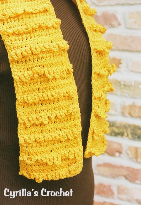 November Birthstone Color Scarf - Topaz