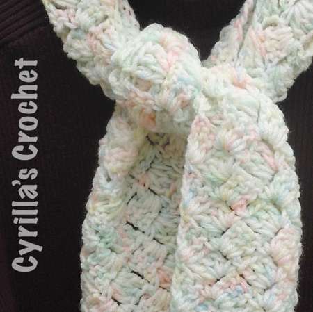 October Birthstone Color Scarf - Opal