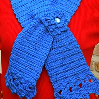 September Birthstone Color Scarf - Sapphire