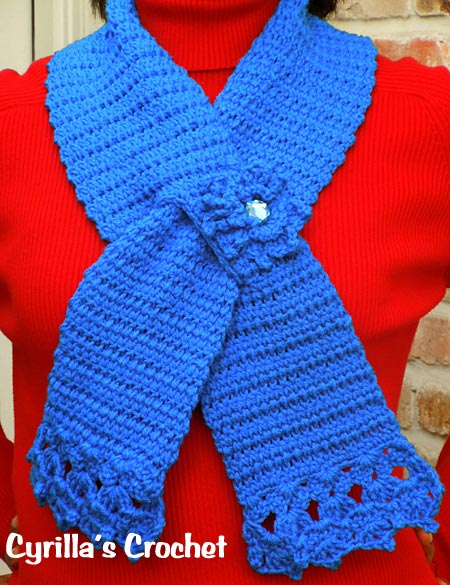 September Birthstone Color Scarf - Sapphire