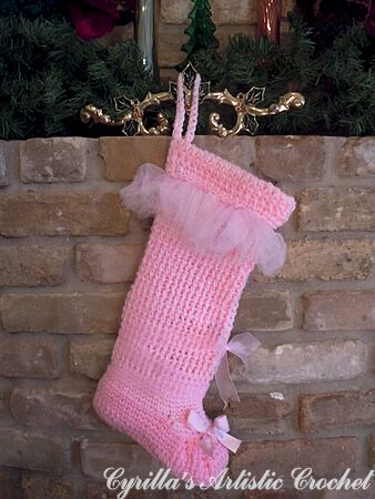 Ballet Slipper Christmas Stocking