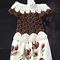 Olives Crochet Dress Kitchen Towel
