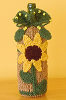 Sunflower Wine Bottle Gift Bag