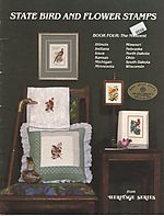 State Bird and Flower Stamps - Book 4 The Midwest