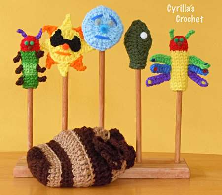 The Very Hungry Caterpillar Finger Puppet Set