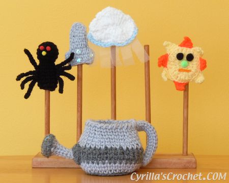 The Itsy Bitsy Spider Finger Puppet Set