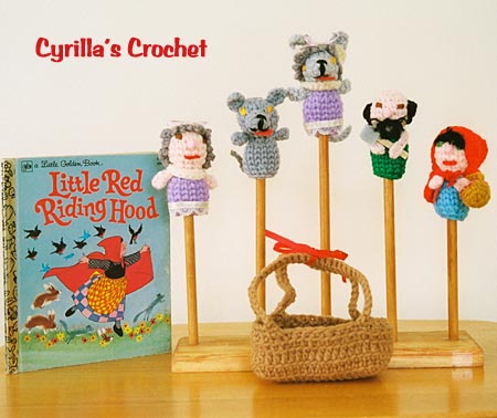 Little Red Riding Hood and The Wolf Finger Puppet Set