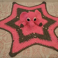 Elephant (Pink) Security Blanket