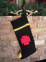 Firefighter Christmas Stocking