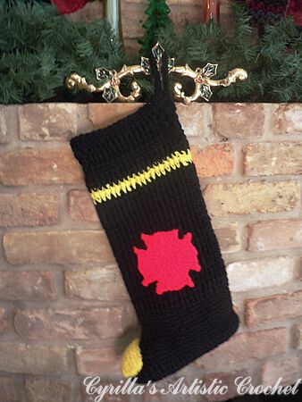 Firefighter Christmas Stocking