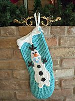 Olaf Christmas Stocking