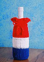 France Flag Wine Bottle Gift Bag